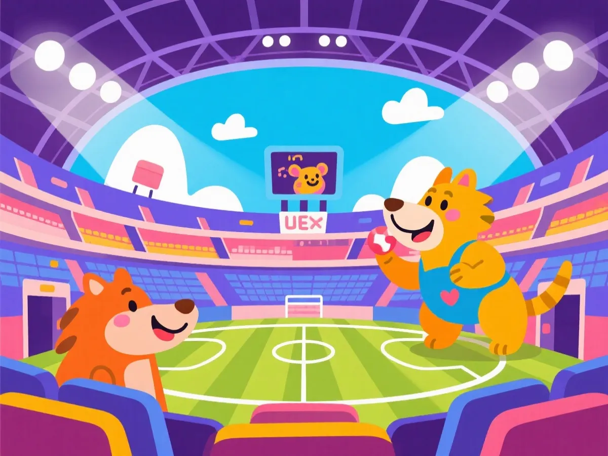 动物运动会首页视觉图